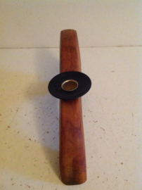 Set houten design kandelaars. Zweeds.