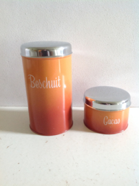 Beschuitblik. Oud oranje.