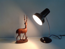 Bureaulamp. Bruin. Eind 70-/80er jaren.