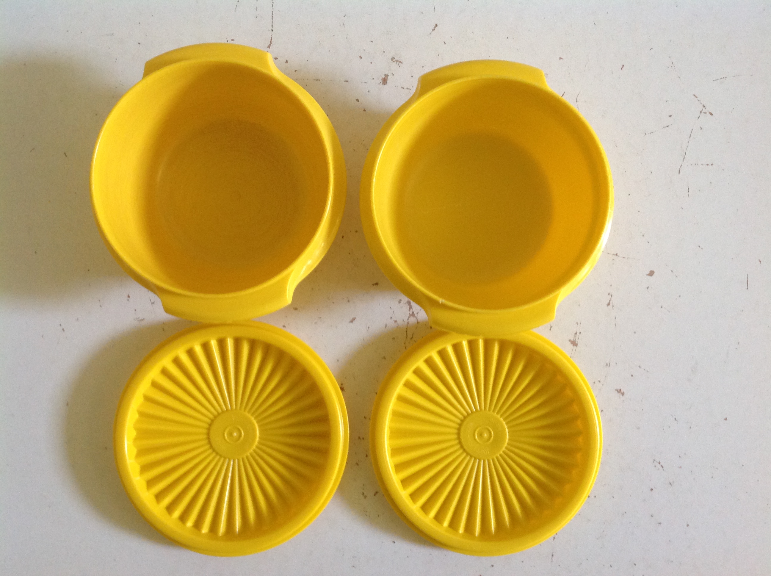 Tupperware bakje.