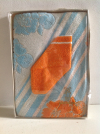 Handdoek en washand set.