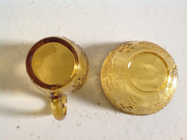 Suiker en melksetje. Rookglas.