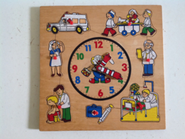 Inlegpuzzel. Hout.