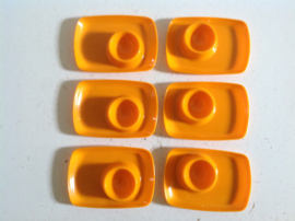 Set van 6 Eierdopjes.