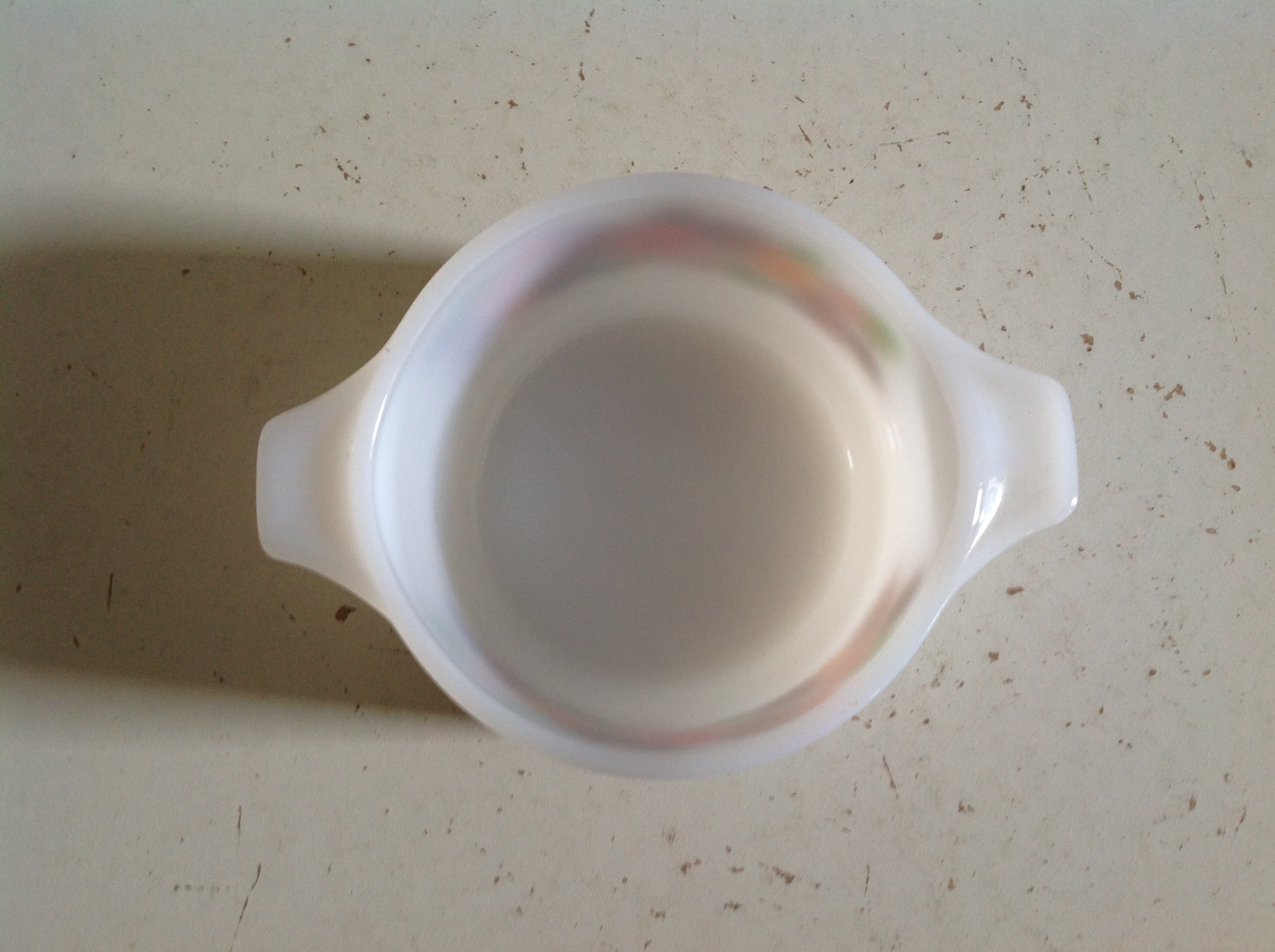 Soepkom. Jena-er glas.