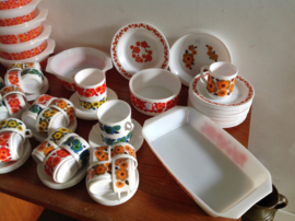 Kop en schotel. Arcopal. Lotus.