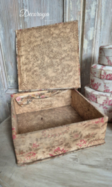 Stoffen doos /French fabric box
