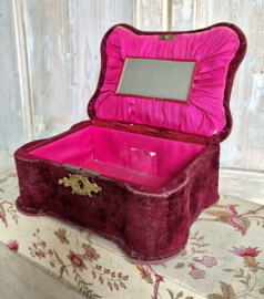 Velours doosje /Velvet box