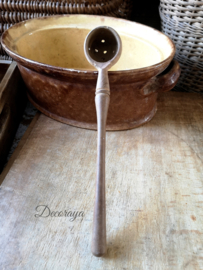 Houten olijflepel klein /old French olive spoon