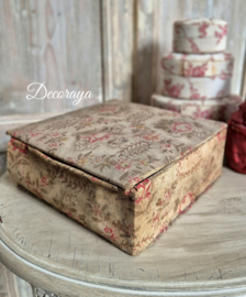 Stoffen doos /French fabric box