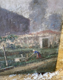 Olieverf tafereeltje/oilpainting