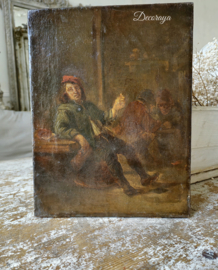 Olieverf schilderijtje/oilpainting on canvas