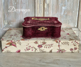 Velours doosje /Velvet box
