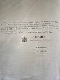 Groot Frans boek 1866/ antique French book