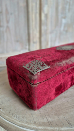 Velours doos/ Velvet box