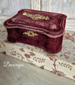 Velours doosje /Velvet box