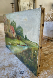 Olieverfschilderij landschap/oilpaiting scenery