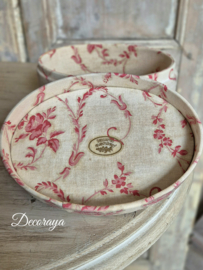 Stoffen doosjes set / set of fabric boxes