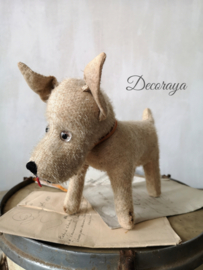 Oude Steiff terrier /old stuffed doggie