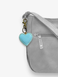 Sleutelhanger hart leer 4