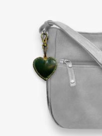 Keychain leather heart 6