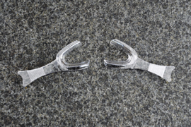C- and V-shaped cheek holders (by pair)