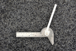 Measurer for angle of mandible