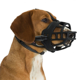 Trixie muilkorf muzzle flex siliconen/nylon L/XL