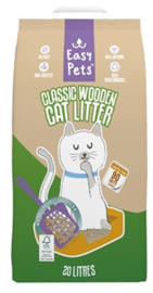 EasyPets Biodegradable classic houtkorrels 20L