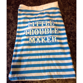 Hondenshirt little trouble maker XS