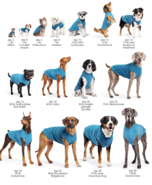 Gold Paw stretch fleece trui maat 2 zwart