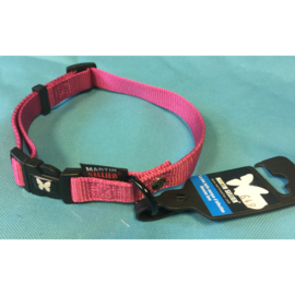 Martin Sellier nylon halsband roze 40-55 cm