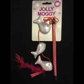 Rosewood Jolly Moggy speelhengel met catnip