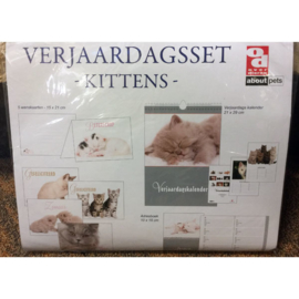 Verjaardagsset kittens