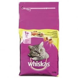 Whiskas droog adult kip 3,8kg