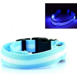 Led halsband licht blauw