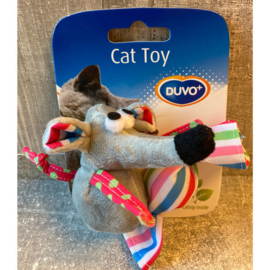 Duvo+ Cat toy muis en snoepje grijs