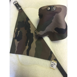 Ploeg halsband met zakdoek camouflage XL