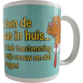 Beker Ik ben de baas in huis…