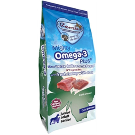 Renske hond mighty omega plus kalkoen/eend geperst 3kg