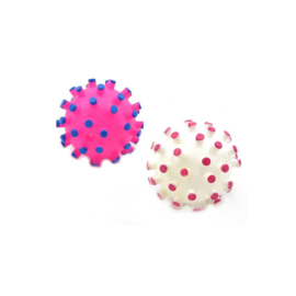 Duvo+ hondenspeeltje vinyl ball hedgehog wit