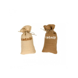 Duvo+ Jute zak met catnip beige