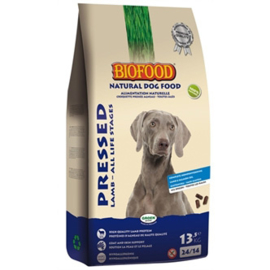 Biofood geperst lam/rijst premium 5kg