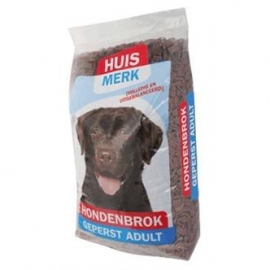 Huismerk hondenbrok geperst adult 20kg