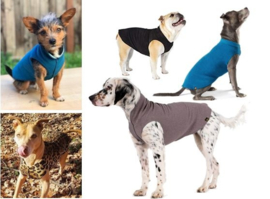 Gold Paw stretch fleece trui maat 2 zwart
