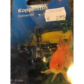 Pet Products koppelstuk 3-weg kruisverbinding met ventiel