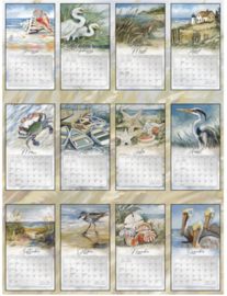 Coastal Shores 2024 Grote kalender