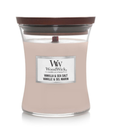 WoodWick Medium Candle Vanilla & Sea Salt