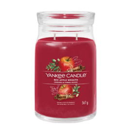 Yankee Candle Signature Large Jar Red Apple Wreath