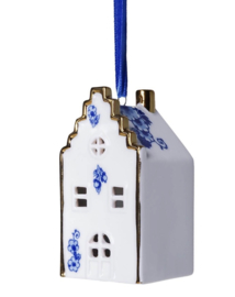 Kerstornament Huisje Trapgevel - Keramiek